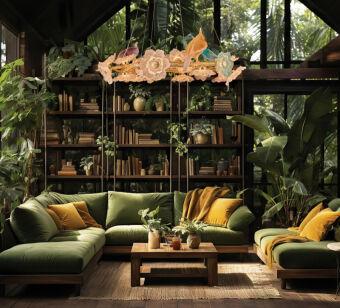 Подвесная люстра Fluorite FL1099-24P