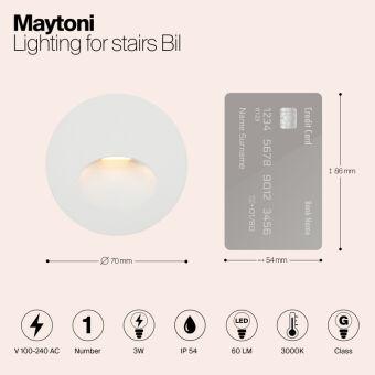 Светильник для ступеней Maytoni O015SL-L3W3K