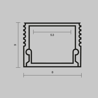 Профиль Maytoni Technical 631002