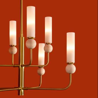 Люстра на штанге Freya FR5482CL-08BS