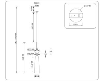 Подвесной светильник Ambrella Light LH75365