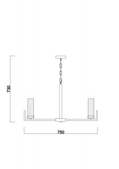 Подвесная люстра Freya FR5214PL-08CH