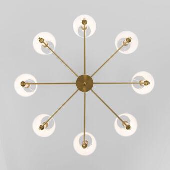 Люстра на штанге Eurosvet 60145/8 латунь