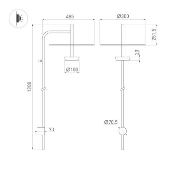 Бра Arlight 059599