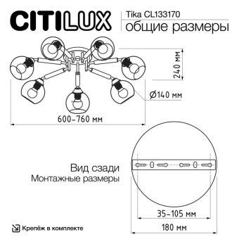 Накладная люстра Citilux CL133170