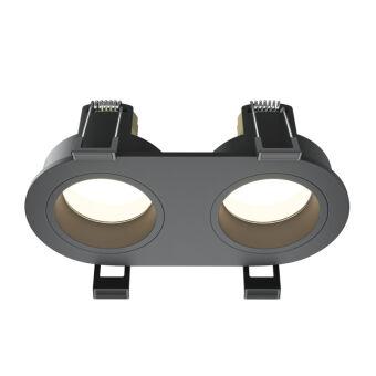 Встраиваемый светильник Maytoni Technical DL126-02-GU10-B