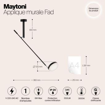 Бра Maytoni MOD070WL-L6B3K