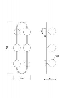 Бра Freya FR5233WL-04BS1