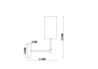 Бра Freya FR5184WL-01BS