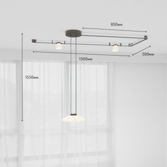 Трек-система Denkirs DK55SET02-02-DB