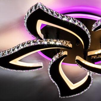 Накладная люстра LED4U L2839-5 BK