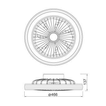 Накладной светильник Mantra 8291