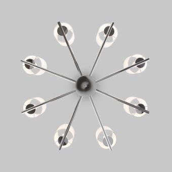 Подвесная люстра Eurosvet 60146/8 никель