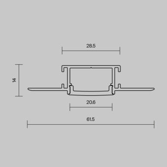 Профиль Maytoni Technical 636003