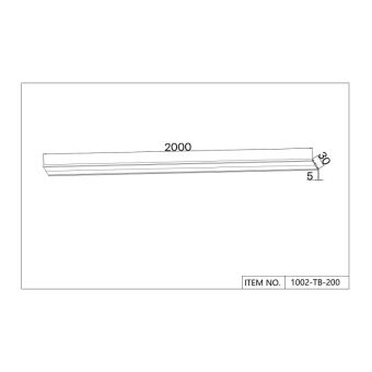 Шинопровод Favourite 1002-TB-200