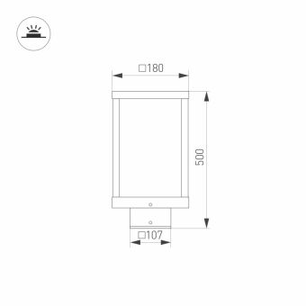 Садово-парковый светильник Arlight 021800