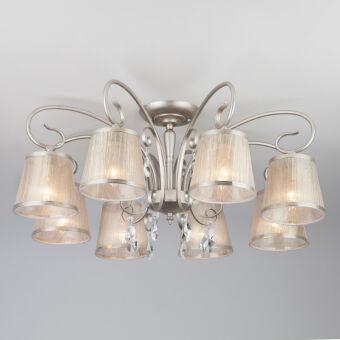 Люстра на штанге Eurosvet 60065/8 серебро