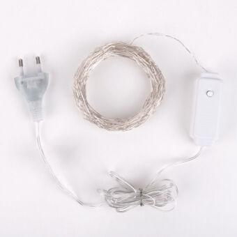 Светодиодная нить Eurosvet 400-009 теплый белый 10 м IP20