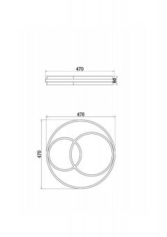 Накладной светильник Freya FR10029CL-L70W