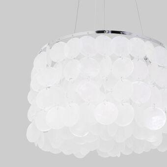 Подвесная люстра Eurosvet 60005/3 хром/перламутр