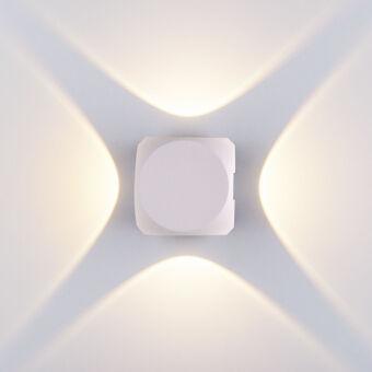 Светильник настенный Elektrostandard 1504 TECHNO LED CUBE белый