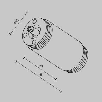 Коннектор Maytoni Technical CA013IC-B