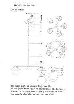 Люстра на штанге Lightstar 815257