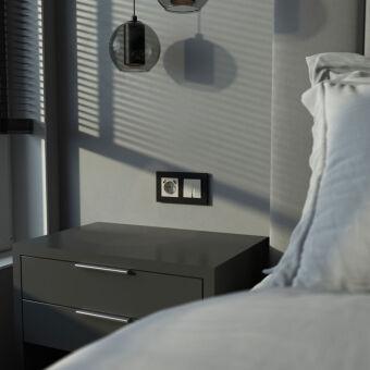 Выключатель Werkel W1222104 дымчатый