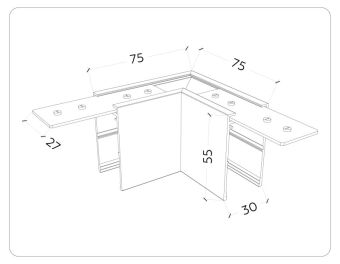 Соединитель для шинопровода Ambrella Light GL1032