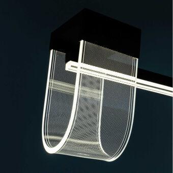 Подвесная люстра LED4U L7707-1200 BK