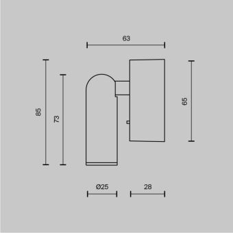 Спот Maytoni Technical C039WL-L3W3K