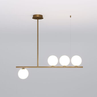 Люстра на штанге Eurosvet 70136/4 латунь