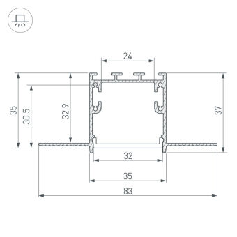 Профиль Arlight 027158