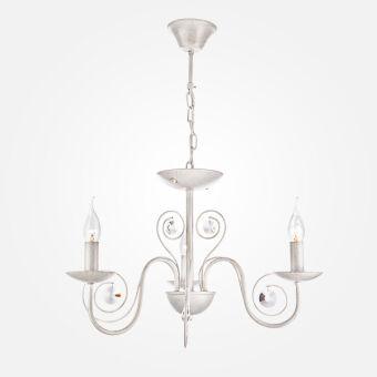 Подвесная люстра Eurosvet 60018/3 белый с золотом