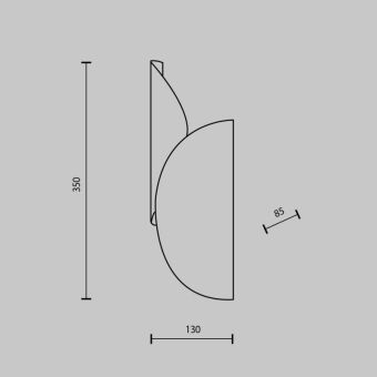 Бра Maytoni MOD225WL-02B1