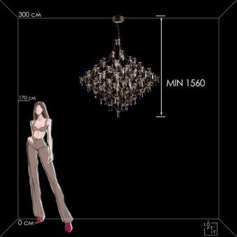 Подвесная люстра LOFT IT 10259/1200 Gold Asfour