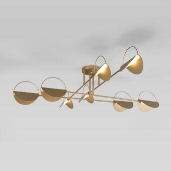 Накладная люстра Eurosvet 70148/8 золото