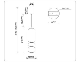 Подвесной светильник Ambrella Light LH11033