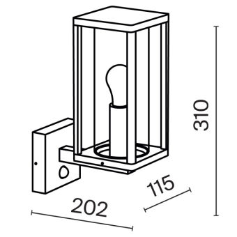 Светильник настенный Maytoni O452WL-01GFSR