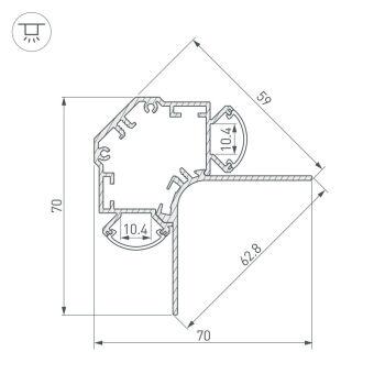 Профиль Arlight 034985