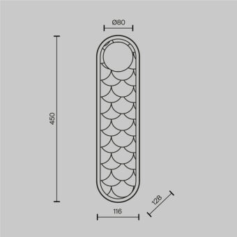 Бра Maytoni MOD473WL-L25BSK