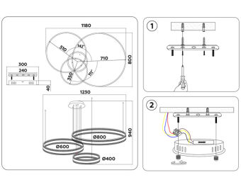 Подвесной светильник Ambrella Light FA6203