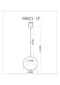 Подвесной светильник Moderli V11578-1P
