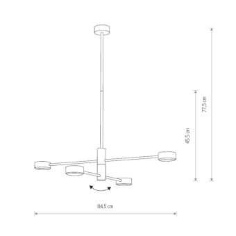 Люстра на штанге Nowodvorski 7941