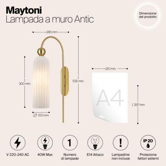 Бра Maytoni MOD302WL-01GR