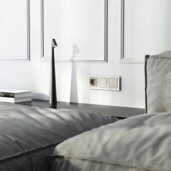 Розетка Werkel W1271704 дымчатый