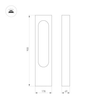 Садово-парковый светильник Arlight 037523