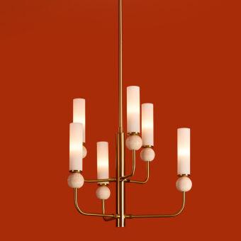 Люстра на штанге Freya FR5482CL-06BS1