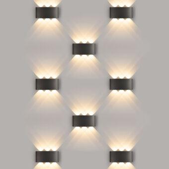 Светильник настенный Elektrostandard 1551 TECHNO LED TWINKY TRIO черный