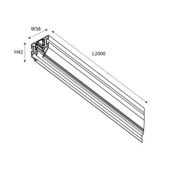 Шинопровод Favourite 1014-TB-200